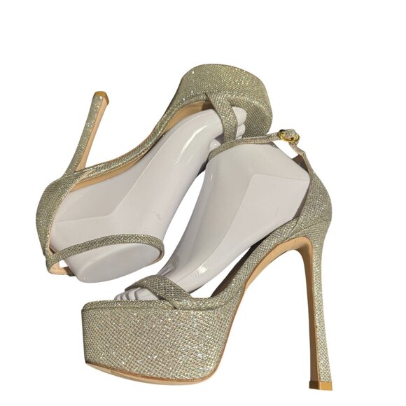 Stuart Weitzman Nudistcurve Hollywood Platform Heel Sandal, Size 7.5 NWOB - Picture 7 of 10